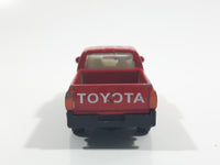 Rare SunToys Toyota Tacoma Pickup Truck Red Die Cast Toy Car Vehicle