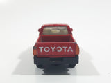 Rare SunToys Toyota Tacoma Pickup Truck Red Die Cast Toy Car Vehicle
