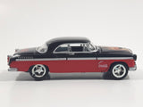 2000 Johnny Lightning 1955 Chrysler 300C Coca-Cola Santa Claus Black Red Die Cast Toy Car Vehicle with Opening Hood