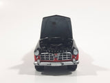 2000 Johnny Lightning 1955 Chrysler 300C Coca-Cola Santa Claus Black Red Die Cast Toy Car Vehicle with Opening Hood