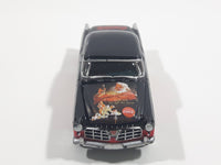 2000 Johnny Lightning 1955 Chrysler 300C Coca-Cola Santa Claus Black Red Die Cast Toy Car Vehicle with Opening Hood