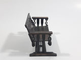 Vintage 1976 Durham Industries Holly Hobbie "Old Fashioned Collectors Miniatures" No. 35 Die Cast Metal Antique Bench Swing