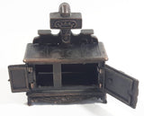 Vintage 1976 Durham Industries Holly Hobbie "Old Fashioned Collectors Miniatures" No. 24 Die Cast Metal Antique Kitchen Wood Stove Oven with Opening Doors