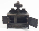Vintage 1976 Durham Industries Holly Hobbie "Old Fashioned Collectors Miniatures" No. 24 Die Cast Metal Antique Kitchen Wood Stove Oven with Opening Doors