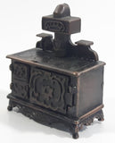 Vintage 1976 Durham Industries Holly Hobbie "Old Fashioned Collectors Miniatures" No. 24 Die Cast Metal Antique Kitchen Wood Stove Oven with Opening Doors