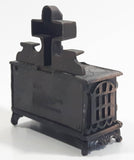 Vintage 1976 Durham Industries Holly Hobbie "Old Fashioned Collectors Miniatures" No. 24 Die Cast Metal Antique Kitchen Wood Stove Oven with Opening Doors