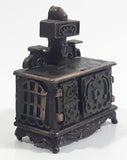 Vintage 1976 Durham Industries Holly Hobbie "Old Fashioned Collectors Miniatures" No. 24 Die Cast Metal Antique Kitchen Wood Stove Oven with Opening Doors