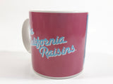 1987 Applause The California Raisins "Bet You're Wondering How I Knew... Happy Birthday" Ceramic Coffee Mug Cup