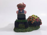 Enesco John Deere Mary's Moo Moos "Always Take A Mow-Ment To Sit And Smell The Flowers" Lawn Tractor Highly Detailed Heavy Resin Ornament