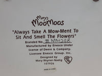 Enesco John Deere Mary's Moo Moos "Always Take A Mow-Ment To Sit And Smell The Flowers" Lawn Tractor Highly Detailed Heavy Resin Ornament