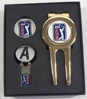 PGA Tour Golf Money Clip and Ball Marker Set in Box