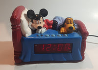 Westclox Disney Mickey Mouse and Pluto Bed Shaped Digital Alarm Clock