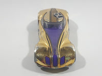 2009 Hot Wheels Track Stars Covelight Gold Chrome #09 Die Cast Toy Car Vehicle