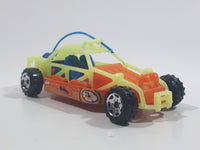 2003 Matchbox Dune Buggy Orange Neon Yellow Blue Die Cast Toy Car Vehicle