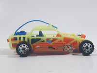 2003 Matchbox Dune Buggy Orange Neon Yellow Blue Die Cast Toy Car Vehicle