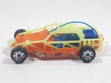 2003 Matchbox Dune Buggy Orange Neon Yellow Blue Die Cast Toy Car Vehicle