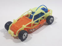 2003 Matchbox Dune Buggy Orange Neon Yellow Blue Die Cast Toy Car Vehicle