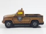 2007 Matchbox Troop Carrier Truck Brown Die Cast Toy Car Vehicle