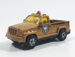 2007 Matchbox Troop Carrier Truck Brown Die Cast Toy Car Vehicle