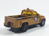 2007 Matchbox Troop Carrier Truck Brown Die Cast Toy Car Vehicle