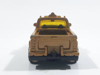 2007 Matchbox Troop Carrier Truck Brown Die Cast Toy Car Vehicle