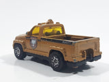 2007 Matchbox Troop Carrier Truck Brown Die Cast Toy Car Vehicle