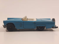 2007 Matchbox 1957 Ford Thunderbird Convertible Blue Die Cast Toy Car Vehicle