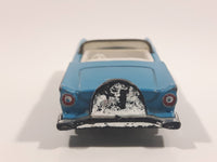 2007 Matchbox 1957 Ford Thunderbird Convertible Blue Die Cast Toy Car Vehicle