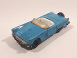 2007 Matchbox 1957 Ford Thunderbird Convertible Blue Die Cast Toy Car Vehicle