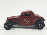 2018 Matchbox Dirty Mudders 1933 Ford Coupe Maroon Red Die Cast Hot Rod Toy Car Vehicle