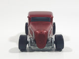 2018 Matchbox Dirty Mudders 1933 Ford Coupe Maroon Red Die Cast Hot Rod Toy Car Vehicle