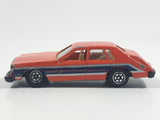Vintage Yatming Road Tough Street Machines No. 1026 Cadillac Seville Orange Die Cast Toy Car Vehicle