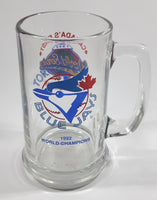 1992 Toronto Blue Jays Canada's First World Series Champions Clear Glass 5 1/2" Mug