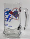 1992 Toronto Blue Jays Canada's First World Series Champions Clear Glass 5 1/2" Mug