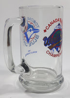 1992 Toronto Blue Jays Canada's First World Series Champions Clear Glass 5 1/2" Mug