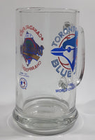 1992 Toronto Blue Jays Canada's First World Series Champions Clear Glass 5 1/2" Mug