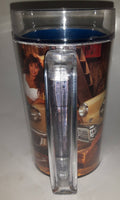 1993 January February Thermo Serv Snap On Tools Brittany Calendar Girl 6 1/2" Tall Plastic Beer Mug Cup