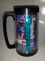 1991 May June Thermo Serv Snap On Tools Tammi Calendar Girl 6 1/2" Tall Plastic Beer Mug Cup - Edge Chipped