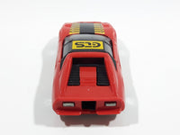 Vintage 1980 Kidco Burnin' Key Cars Ferrari GTS Red Plastic Body Toy Car Vehicle - No Key - 1/64 - Macao - Missing Back Tires