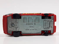 Vintage 1980 Kidco Burnin' Key Cars Ferrari GTS Red Plastic Body Toy Car Vehicle - No Key - 1/64 - Macao - Missing Back Tires