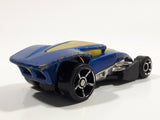 2006 Hot Wheels Brutalistic Blue Die Cast Toy Car Vehicle McDonalds Happy Meal with Pop Up Rear End