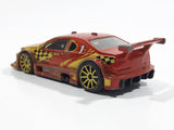 2008 Hot Wheels Amazoom Orange Yellow Die Cast Toy Car Vehicle