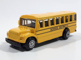 2010 Maisto Fresh Metal School District 2 School Bus Yellow Die Cast Toy Car Vehicle