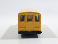 2010 Maisto Fresh Metal School District 2 School Bus Yellow Die Cast Toy Car Vehicle