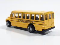 2010 Maisto Fresh Metal School District 2 School Bus Yellow Die Cast Toy Car Vehicle