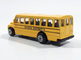 2010 Maisto Fresh Metal School District 2 School Bus Yellow Die Cast Toy Car Vehicle