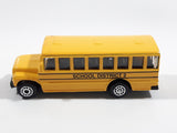2010 Maisto Fresh Metal School District 2 School Bus Yellow Die Cast Toy Car Vehicle