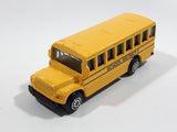 2010 Maisto Fresh Metal School District 2 School Bus Yellow Die Cast Toy Car Vehicle
