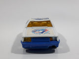 Vintage Corgi Ford Mustang Cobra White and Blue Toronto Blue Jays MLB Baseball Team White Die Cast Toy Car Vehicle with Opening Hatchback