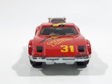 Vintage 1983 Matchbox De Tomaso Pantera Greased Lightnin' 31 Red Die Cast Toy Car Vehicle